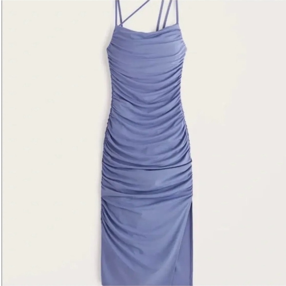 Abercrombie & Fitch Blue Midi Dress